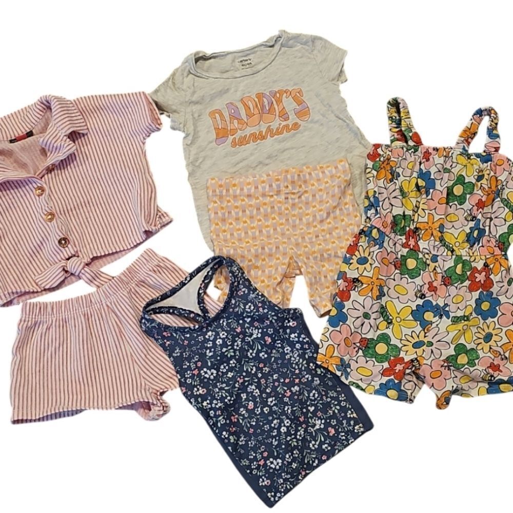The sweetest 6 piece toddler girl, summer bundle
